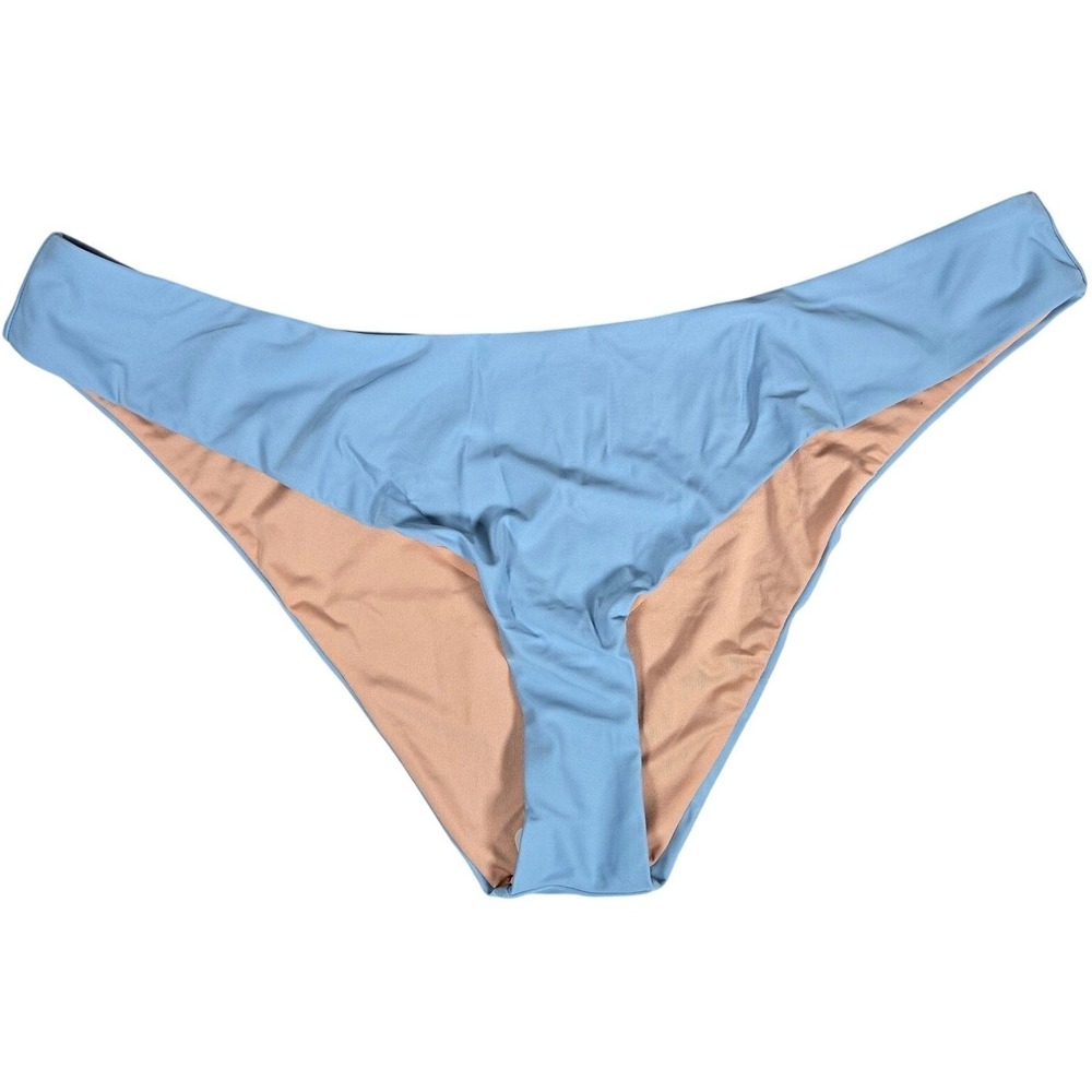J. Crewโ Curved-waist cheeky bikini bottom in Blue Mist XXL NWT